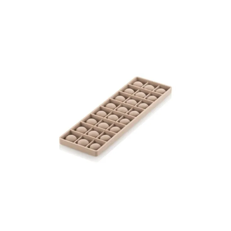 Moule chocolat tritan avec insert silicone Semisfera 01