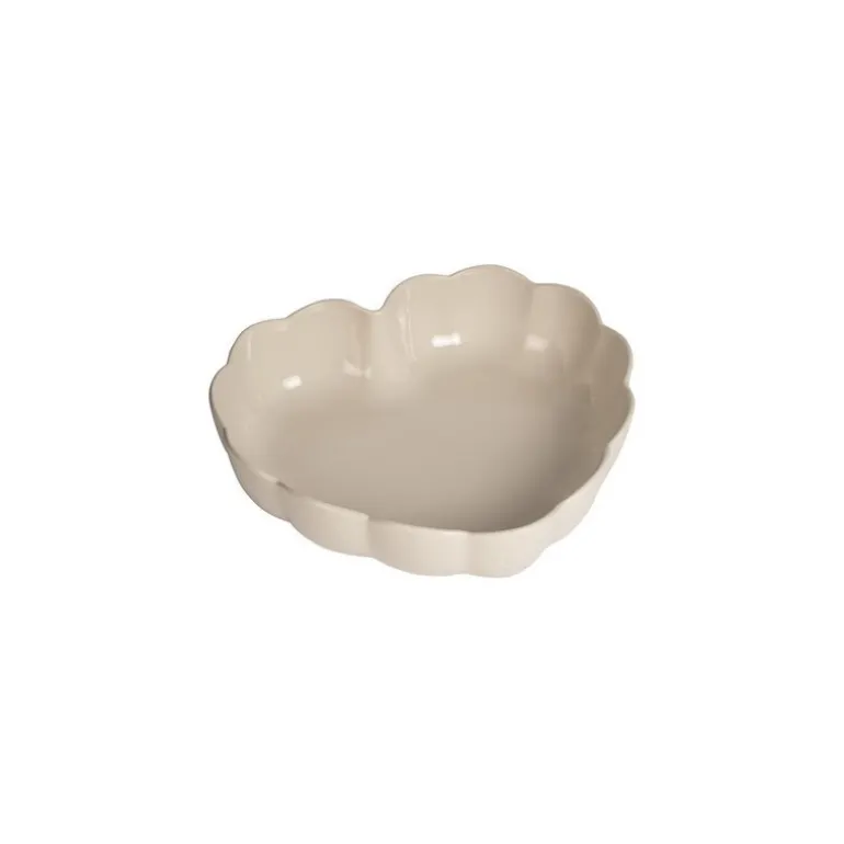 Moule coeur céramique Madeleine argile 26,5 cm