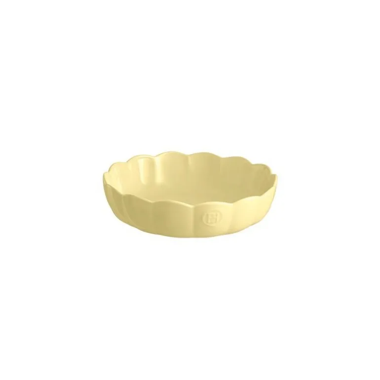 Moule céramique Madeleine jaune vanille Ø 27 cm