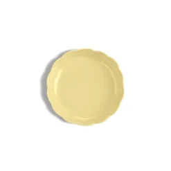 Moule céramique Madeleine jaune vanille Ø 27 cm