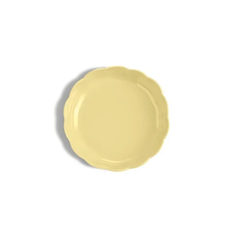 Moule céramique Madeleine jaune vanille Ø 27 cm