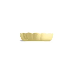 Moule céramique Madeleine jaune vanille Ø 27 cm