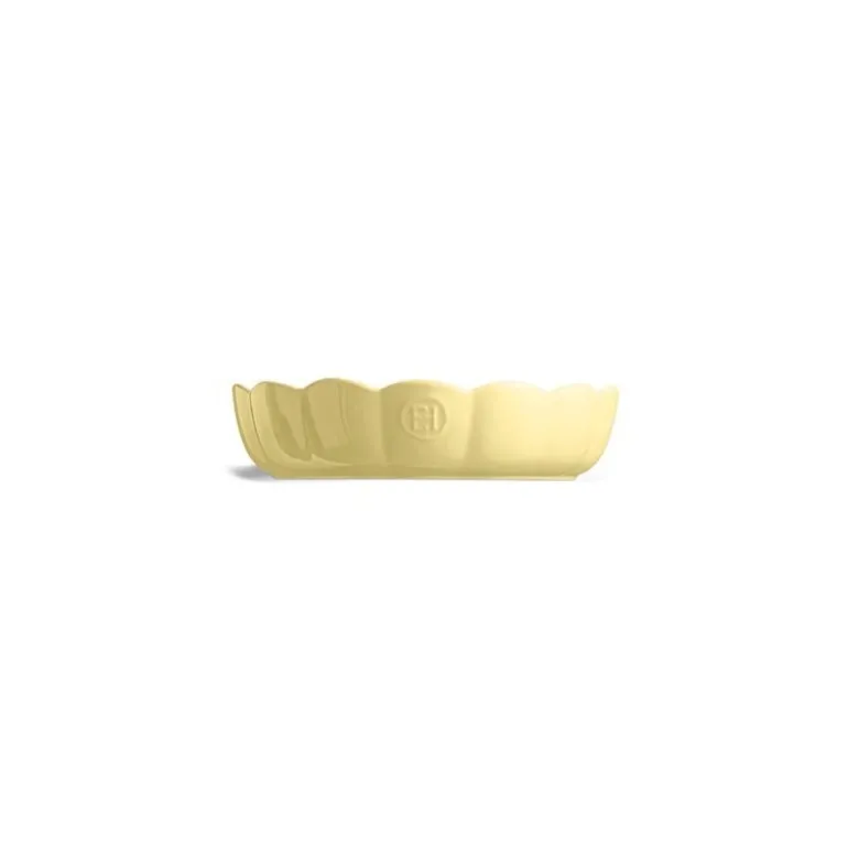 Moule céramique Madeleine jaune vanille Ø 27 cm