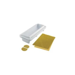 Moule 3D bûche silicone avec tapis imprimé Maya 25 cm
