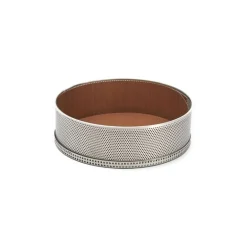 Moule à manqué fond amovible inox perforé ø 24 cm