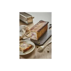 Moule rectangulaire pliant inox 35x7x7,5cm