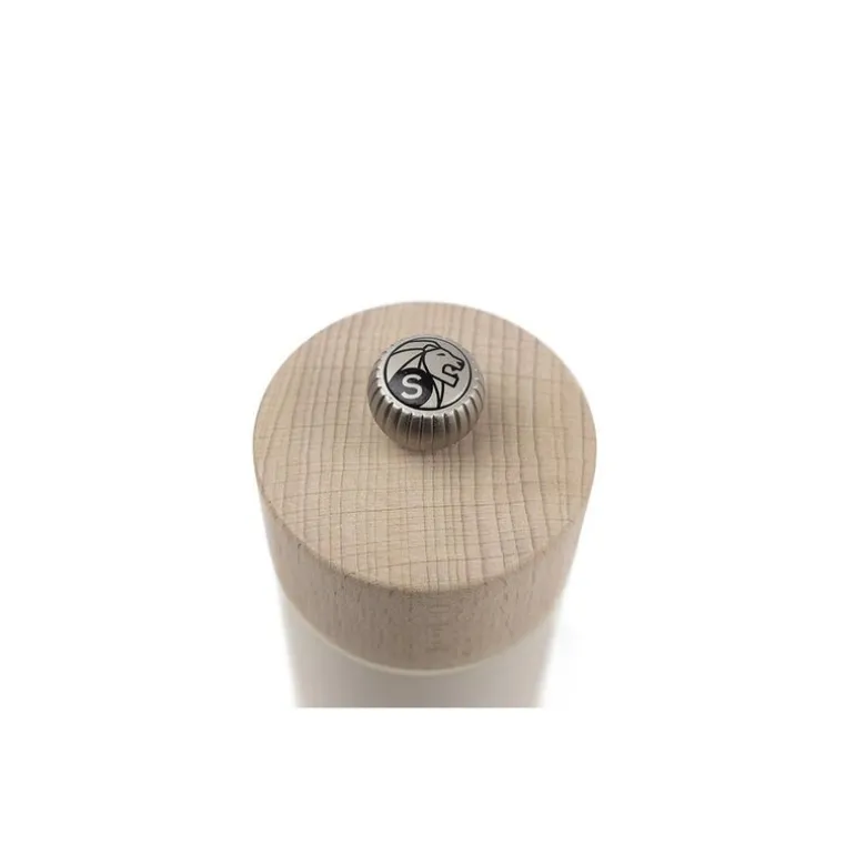 Moulin à sel Boréal blanc plume Zirlion 12 cm