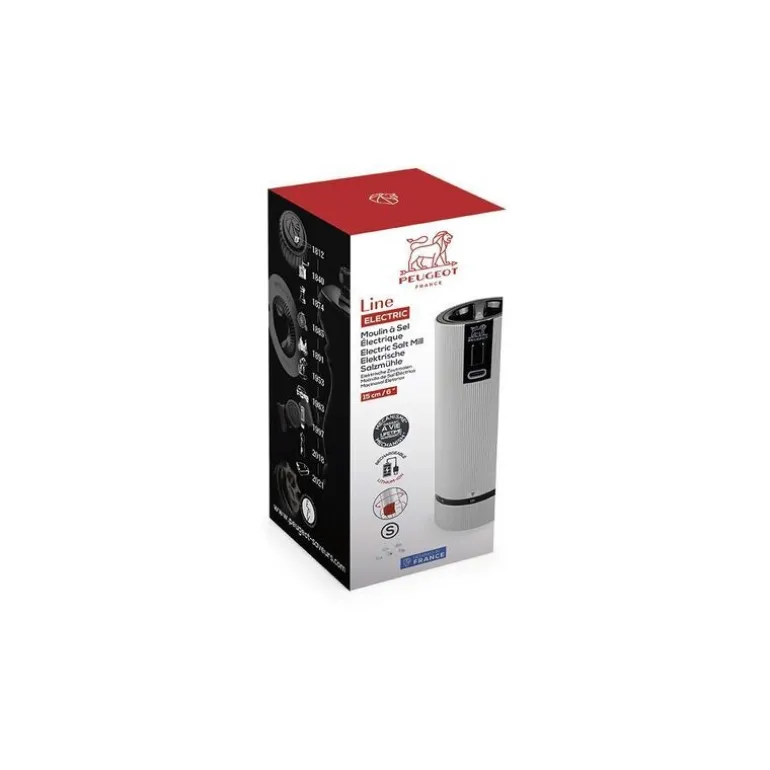 Moulin à sel électrique rechargeable Line Zirlion 15 cm