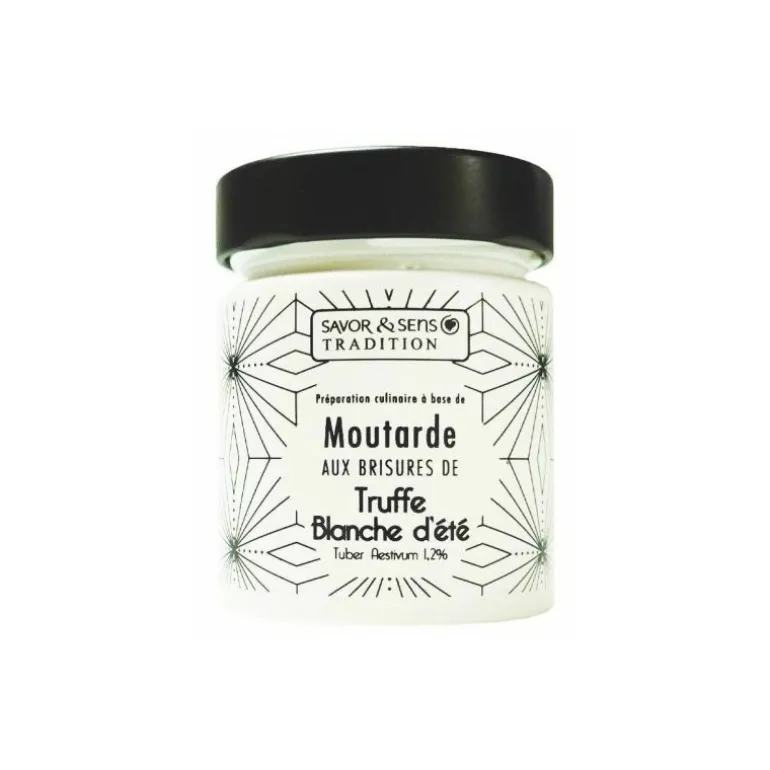 Moutarde aux brisures de truffe blanche Tuber aestivum