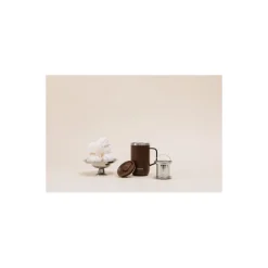 Mug tisanière isotherme avec filtre Matt chocolat 47 cl