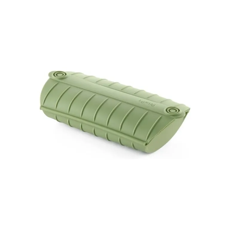 Papillote cuisson vapeur silicone vert 2 personnes