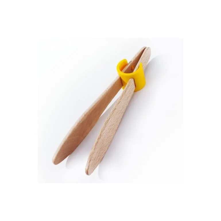 Pince à toast en bois 18 cm