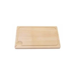 Planche à découper en bois de hêtre 40 x 24 x 1,8 cm