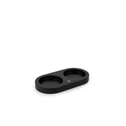 Plateau Linea pour duo de moulins bambou noir