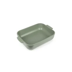 Plat à four rectangulaire céramique vert fougère Appolia 32 cm