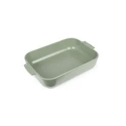 Plat à four rectangulaire céramique vert fougère Appolia 36 cm
