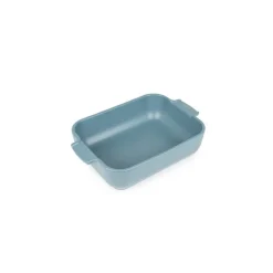 Plat à four rectangulaire céramique bleu céleste Appolia 25 cm