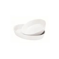 Plat ovale porcelaine 32 x 23 x 6 cm