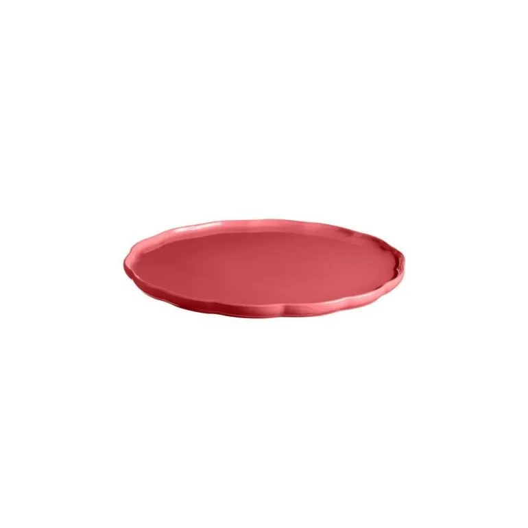 Plat rond céramique Madeleine rose candy ø 31 cm