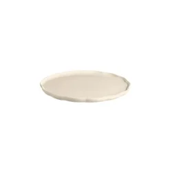 Plat rond céramique Madeleine argile ø 31 cm