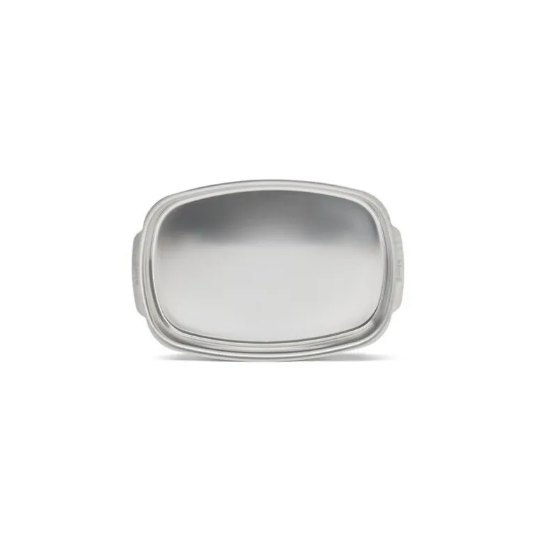 Plat à rôtir anses intégrées inox 38 x 26 cm