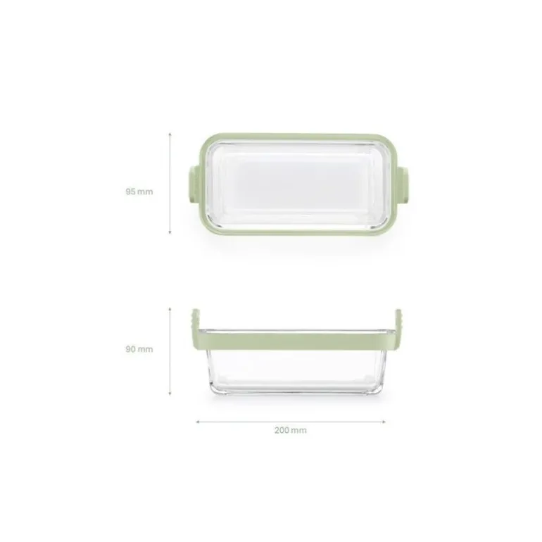 Plats en verre rectangulaire pour friteuse à air - par 2