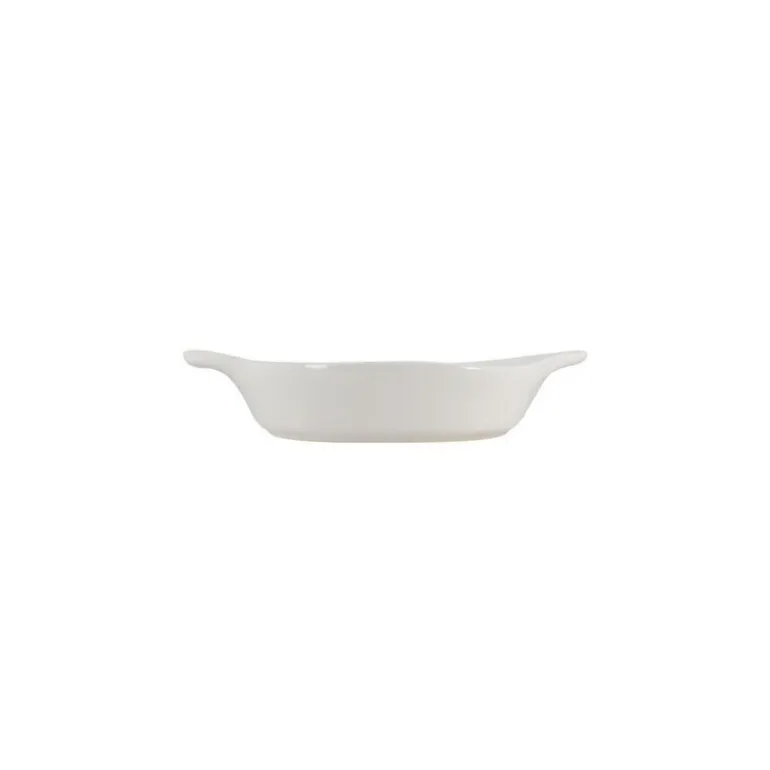 Plat à Welsh Marjolaine grès blanc 19 cm