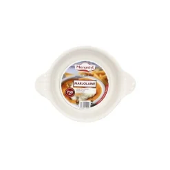 Plat à Welsh Marjolaine grès blanc 19 cm
