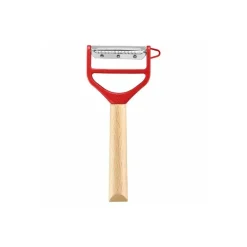 Éplucheur T-duo Opinel duo/julienne manche bois et rouge