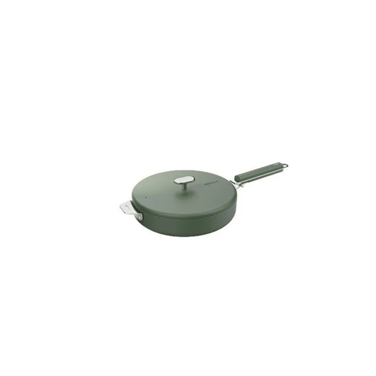 Poignée amovible La Merveilleuse inox vert fougère