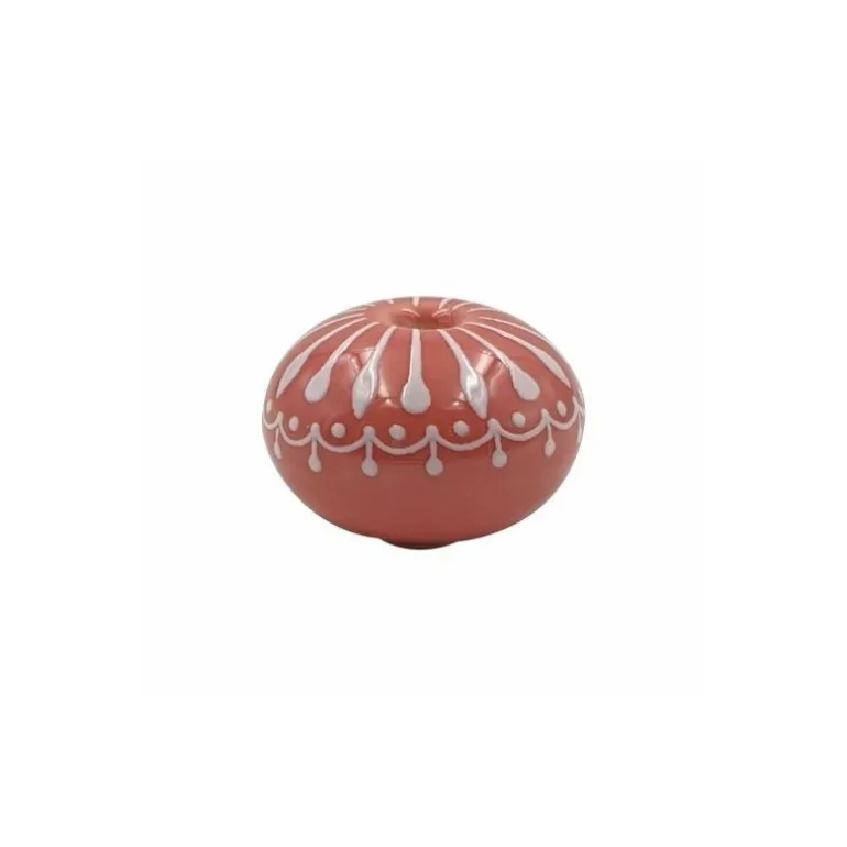 Poignée céramique rose guimauve pour Incroyable cocotte