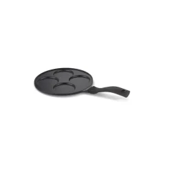 Poêle à blinis et pancakes fonte aluminium et céramique 4 empreintes Ø 26 cm