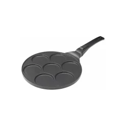 Poêle à blinis/pancakes fonte d'alu 7 empreintes
