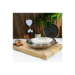 Poêle inox Casteline amovible ø 32 cm