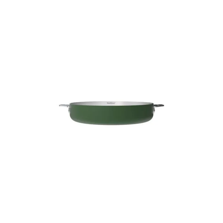 Poêle inox La Merveilleuse vert fougère Ø 24 cm