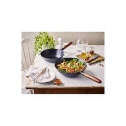 Poêle wok fer émaillé Mandala ø 28 cm