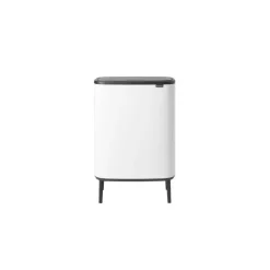 Poubelle Bo Touch Bin Hi blanche 2 x 30 L