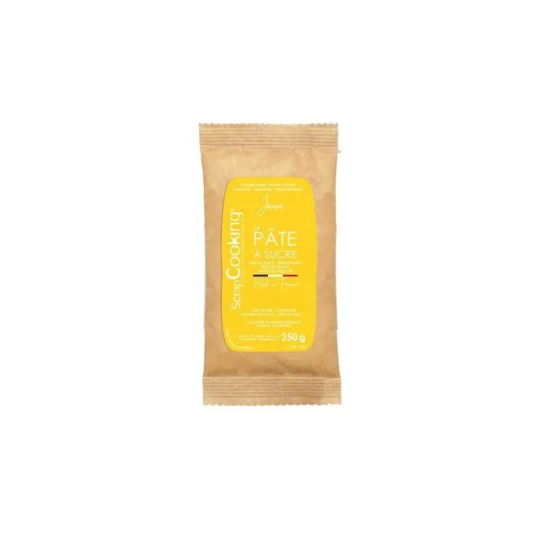 Pâte à sucre jaune - 250 g