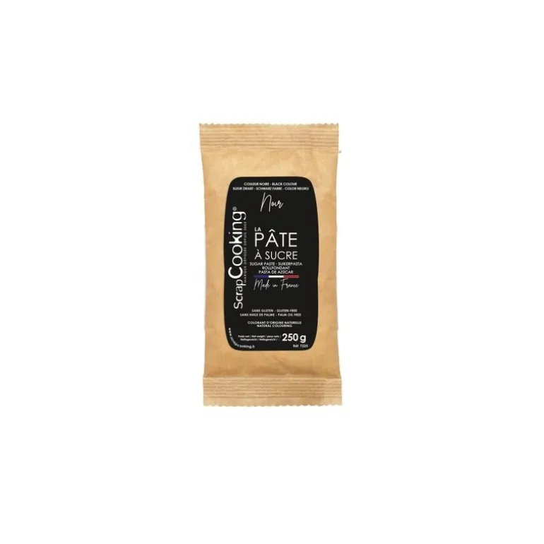 Pâte à sucre noir - 250 g