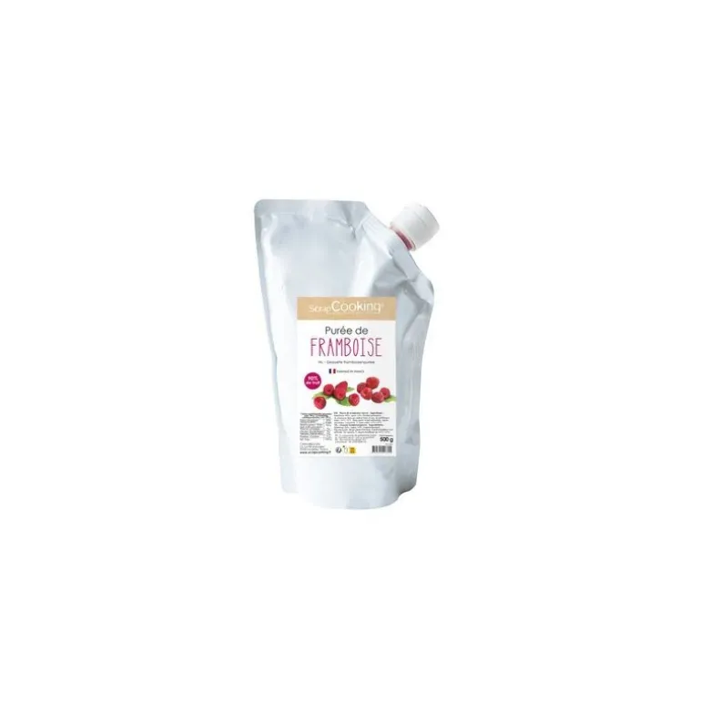 Purée de fruits framboise 500 g
