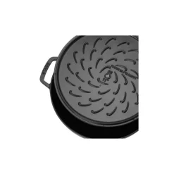 Sauteuse fonte Chistera avec couvercle noir mat Ø 28 cm