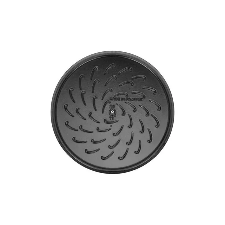 Sauteuse fonte Chistera avec couvercle noir mat Ø 28 cm