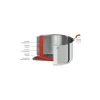 Sauteuse inox amovible Casteline ø 28 cm