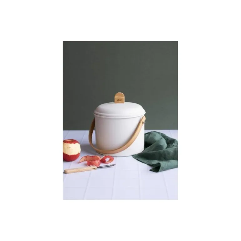 Seau à compost crème 3,5 L