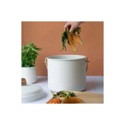 Seau à compost crème 3,5 L