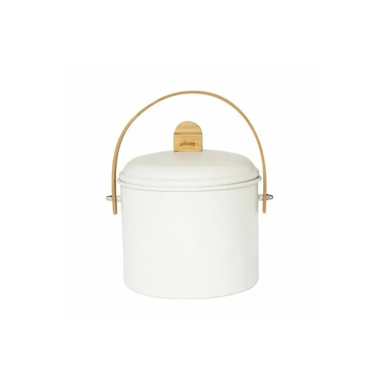 Seau à compost crème 3,5 L