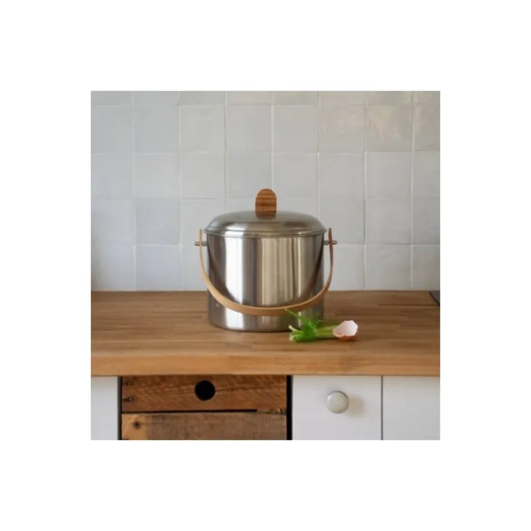 Seau à compost inox 7 L