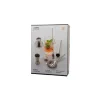 Set cocktail en verre et inox 6 pièces