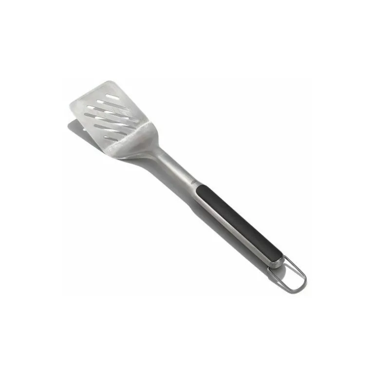 Set de 2 ustensiles pour barbecue, spatule + pince de service
