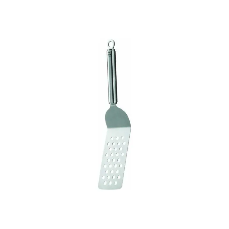 Spatule coudée acier perforée 32 cm